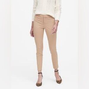 Banana Republic Tan Sloane Slim Fit Trousers